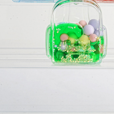 Mini Candy Bead Backpack Keychain