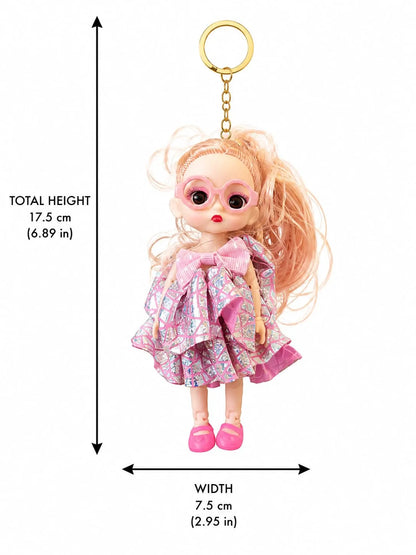Cute Fashion Doll Keychain