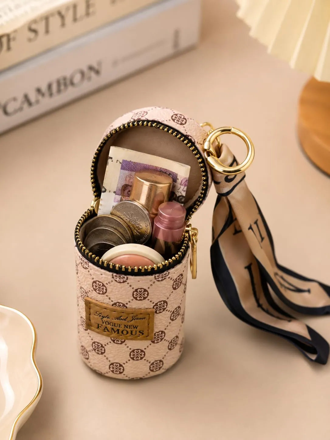 Mini Coin Pouch Keychain