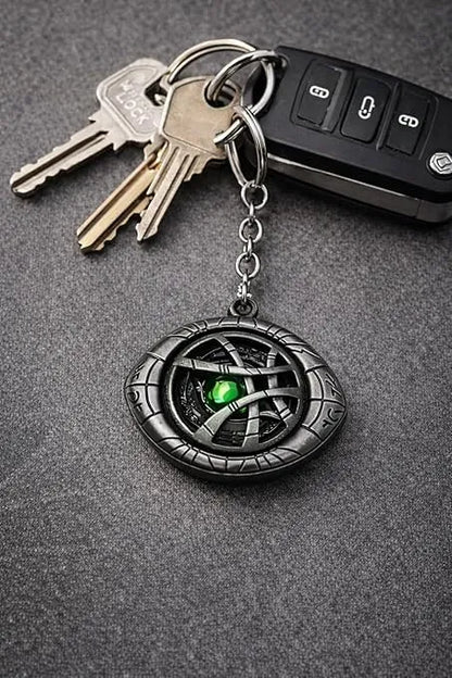 Rotating the Eye of Agamotto Keychain