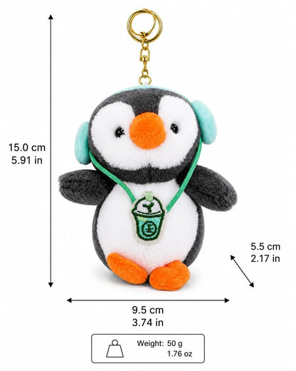 Cute Plush Penguin Keychain