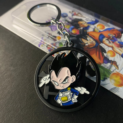 Vegeta Rotating Spinner Keychain