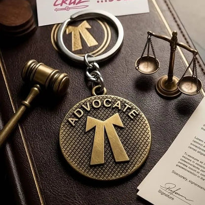 Advocate Profession Metal Keychain
