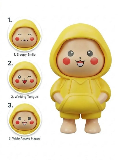 Pikachu Face-Changing Keychain