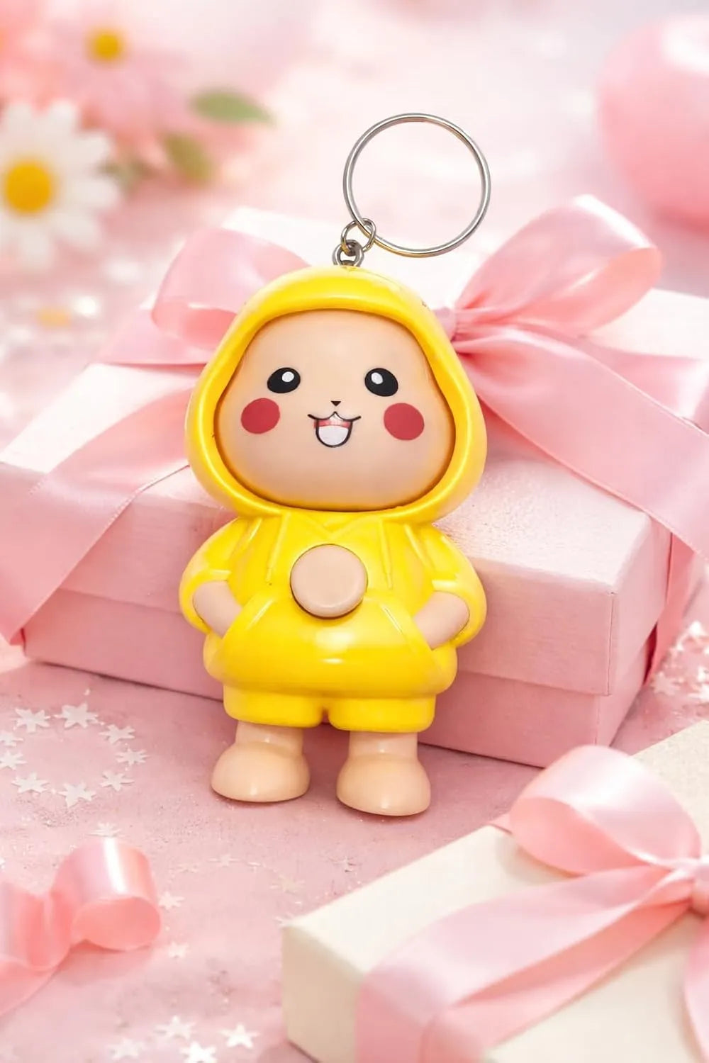 Pikachu Face-Changing Keychain