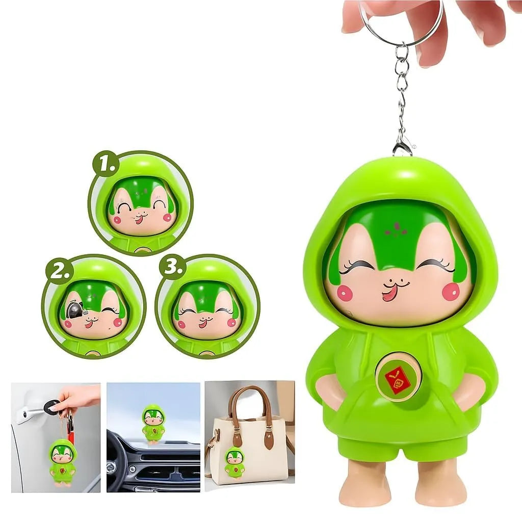 Kawaii Face-Changing Keychain