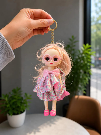 Cute Fashion Doll Keychain