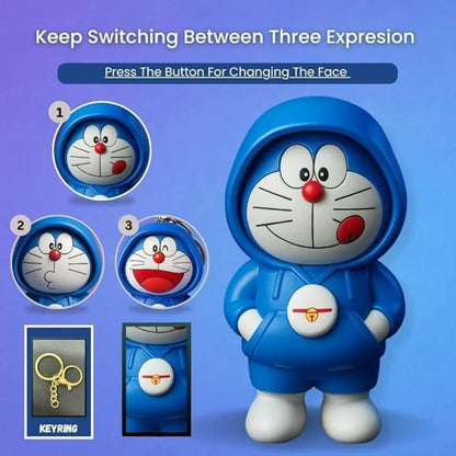 Doraemon Face-Changing Keychain