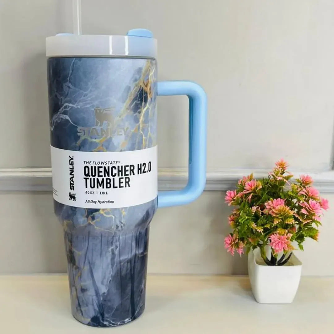 40oz Stanley Marble Insulated Tumbler