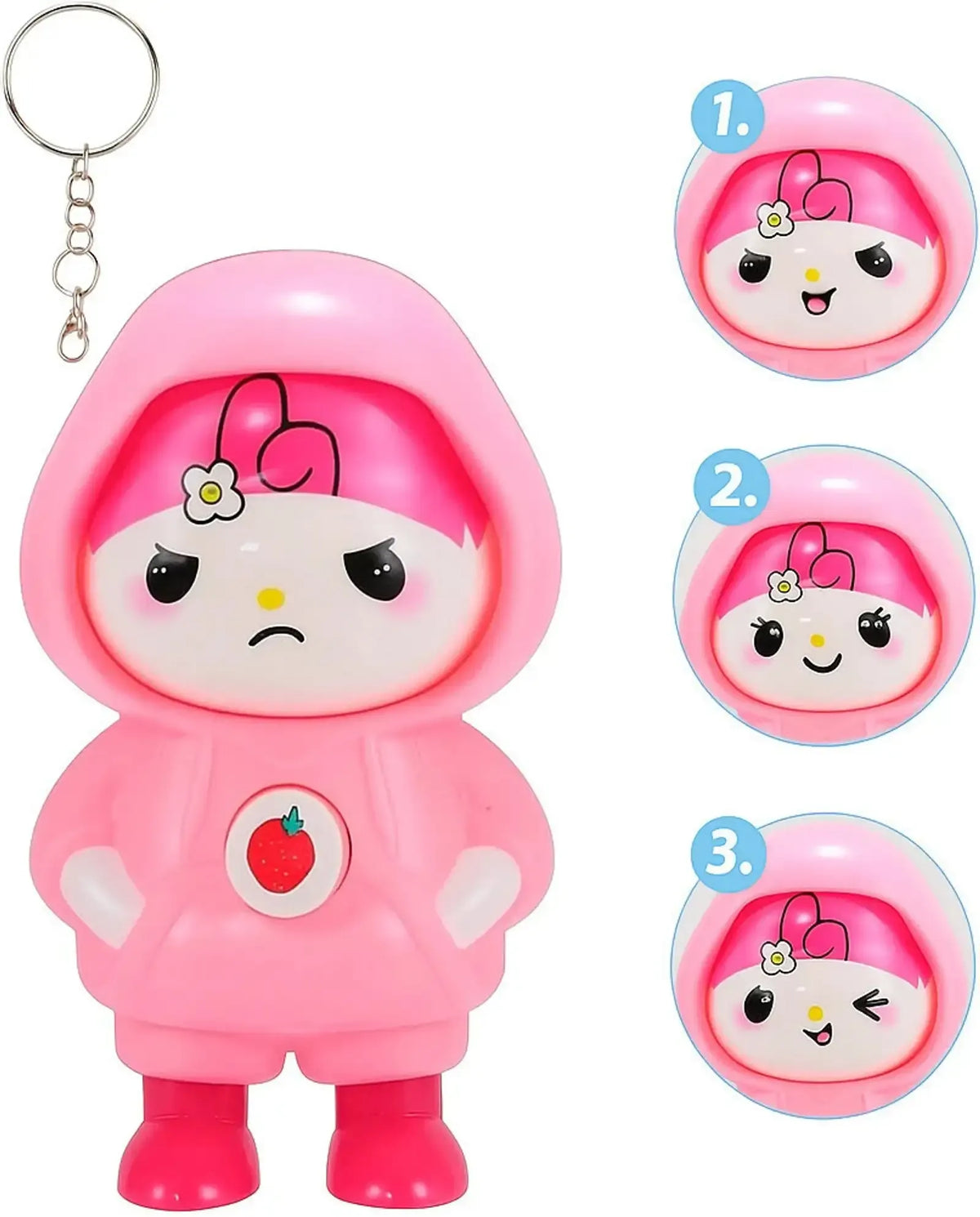 My Melody Face-Changing Keychain