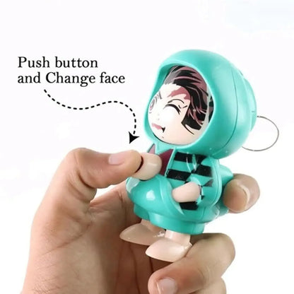 Tanjiro Face-Changing Keychain