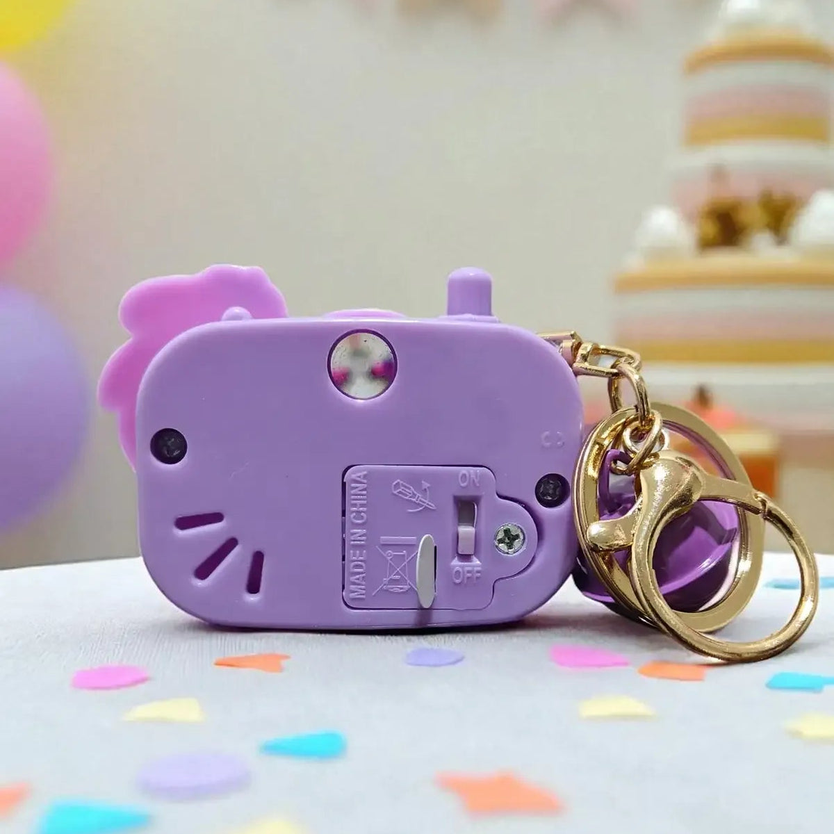 Pom pom purin Camera Keychain