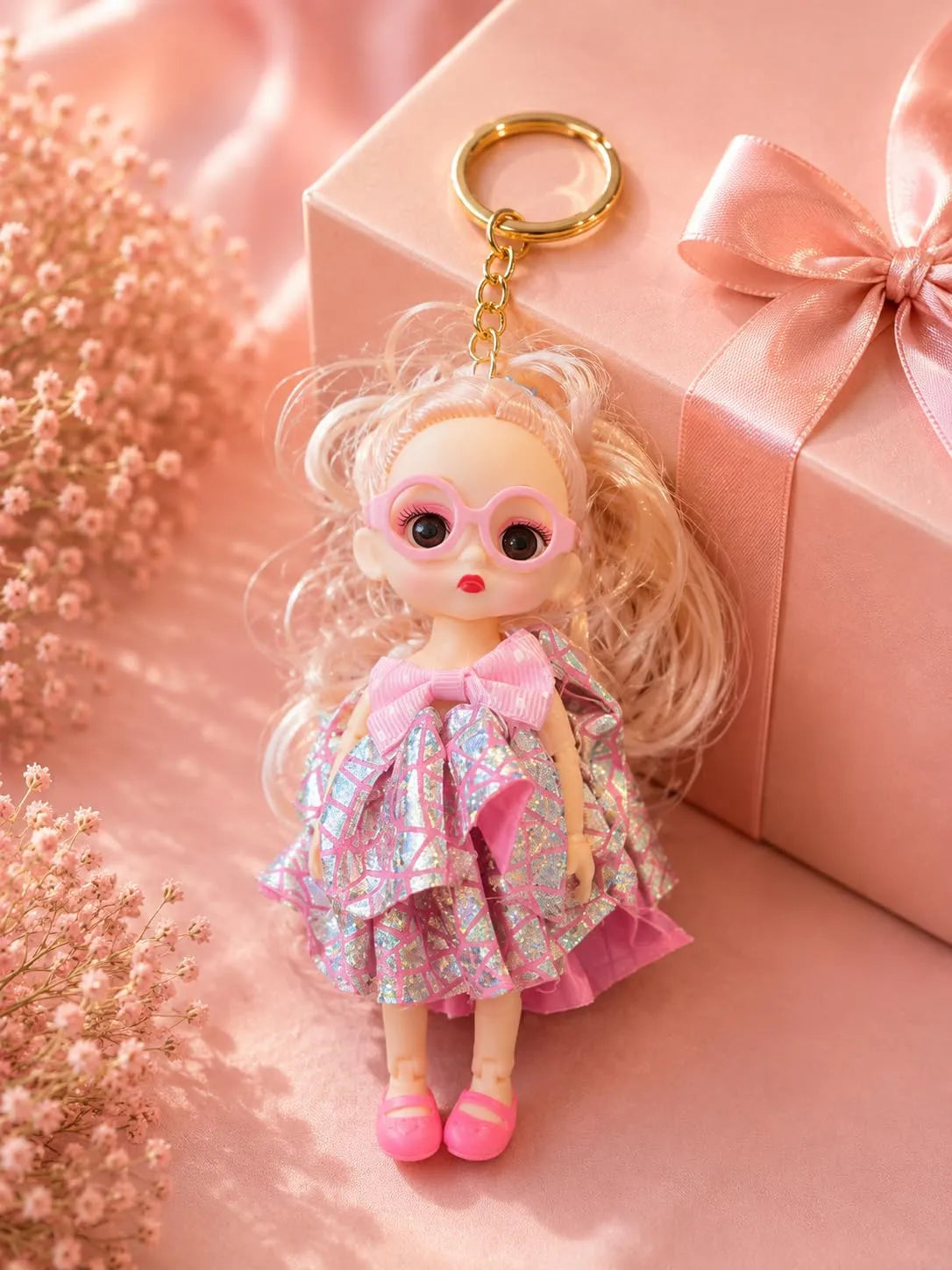 Cute Fashion Doll Keychain