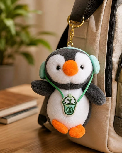 Cute Plush Penguin Keychain