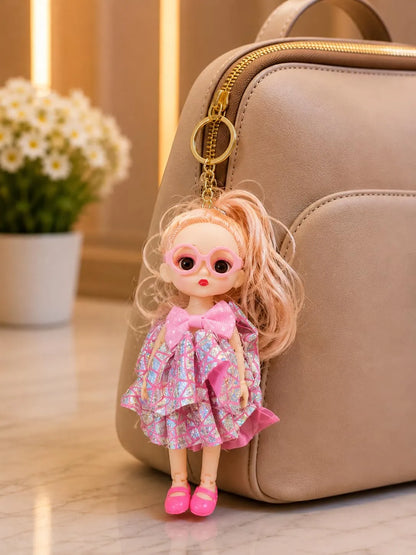 Cute Fashion Doll Keychain