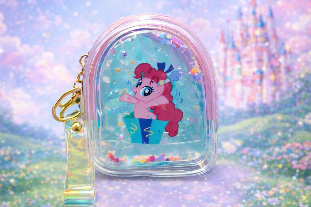 Cute Transparent Bag Pack Keychains