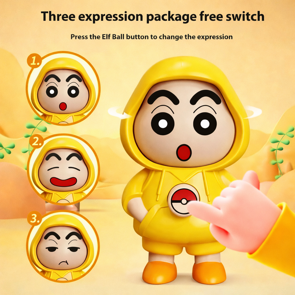 Shinchan Mood Swings Keychain