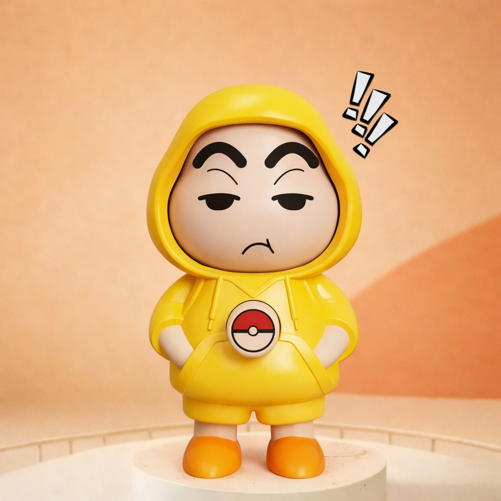 Shinchan Mood Swings Keychain