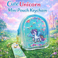Cute Transparent Bag Pack Keychains