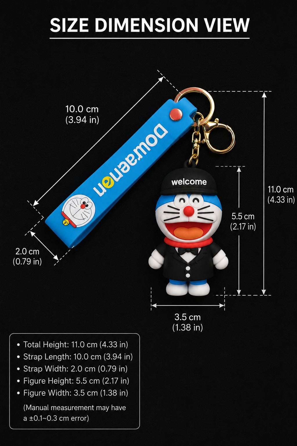 Doraemon 3D Keychain